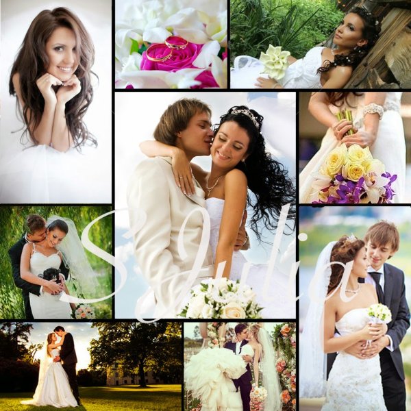 Свадебный коллаж