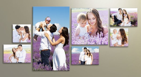 Коллаж на холсте