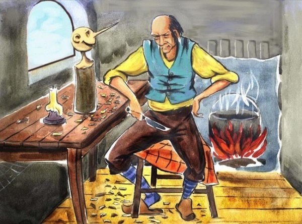 Очаг в каморке папы Карло