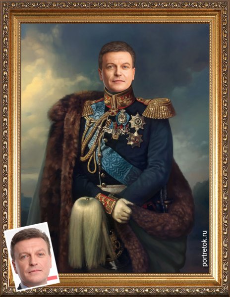 Портрет на холсте мужчина