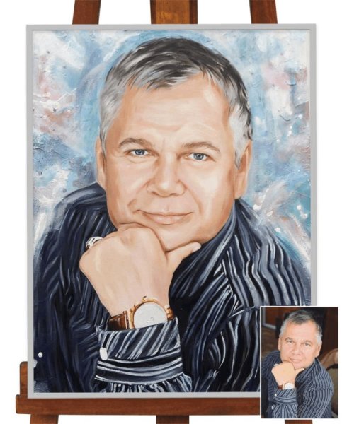 Арт портрет на холсте