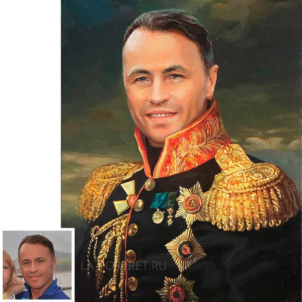 Портреты на холсте баннер