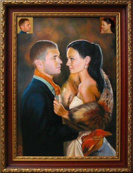 Портрет на холсте на 23 февраля