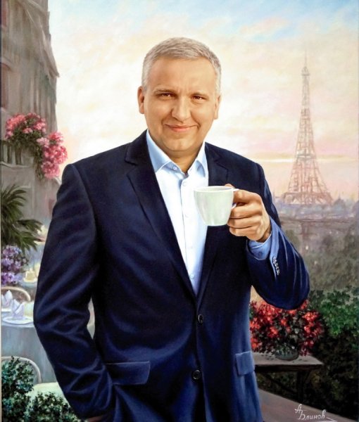 Картина на холсте в королевском стиле