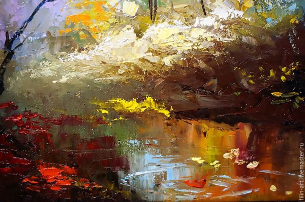 Осенний пейзаж маслом