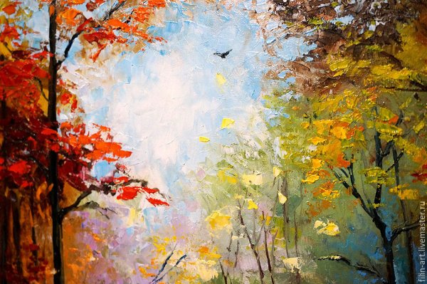 Осень маслом