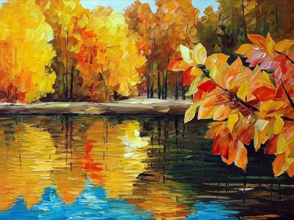 Леонид Афремов техника