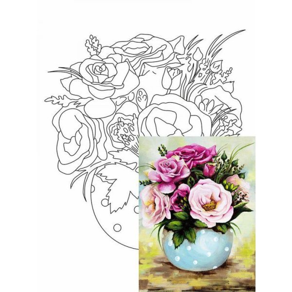 Эскизы для рисования на холсте