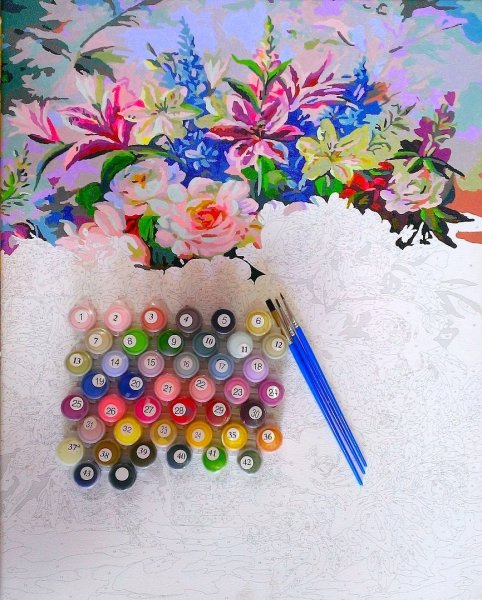 Роза раскраска