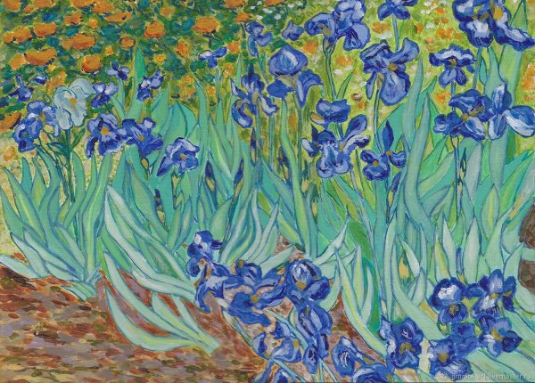 Винсент Ван Гог ирисы для печати