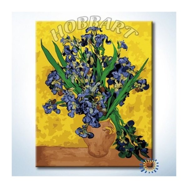 Ирисы Винсент Ван Гог по номерам