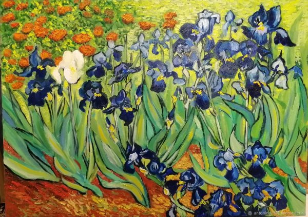 Ирисы, Ван Гог