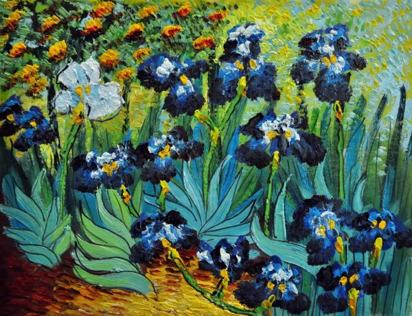 Винсент Ван Гог ирисы 1889 оригинал