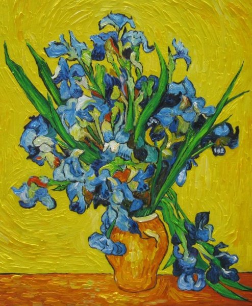Ваза с ирисами Ван Гог