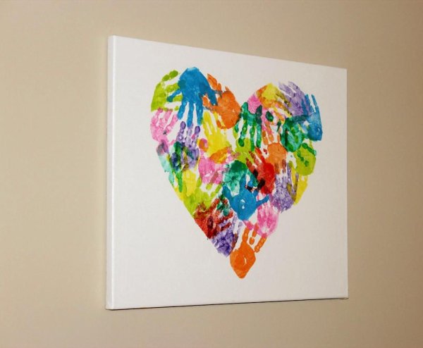 Картина из отпечатков