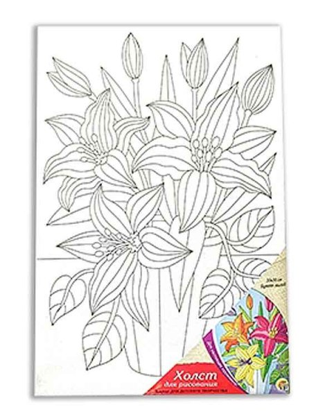 Холст на картоне, 20х30 см