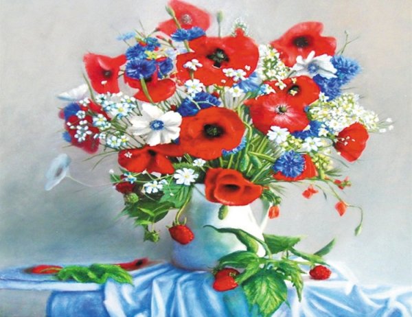 Цветы живопись