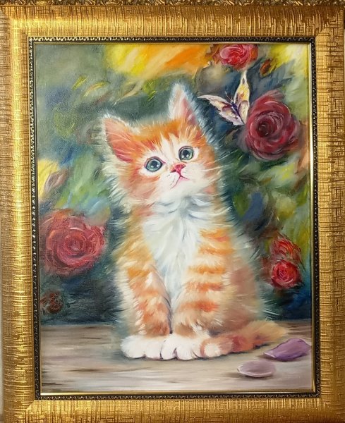 Елена Жуковская картины мастихином