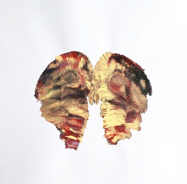 Отпечатки ладоней на холсте