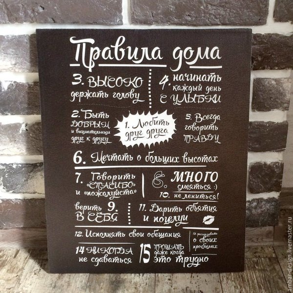 Надписи на холсте