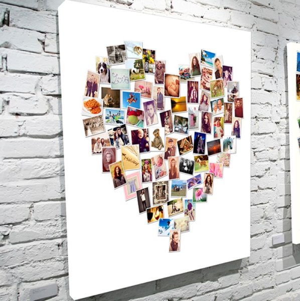 Фотоколлажи на холсте
