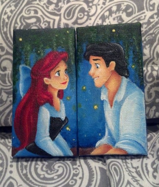 Искусство на холсте Дисней