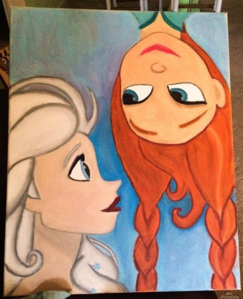 Рисунки на холсте Дисней