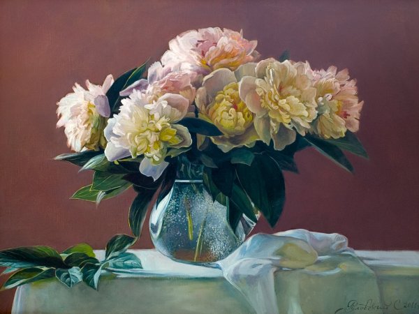 Елохин Павел художник пионы