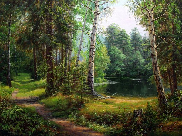 Виталий Зайцев "Лесное озеро"