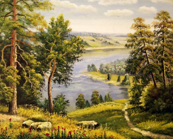 Худ. Смородинов Руслан пейзажи природы