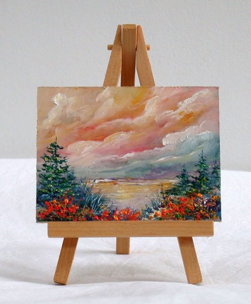 Художник с мольбертом