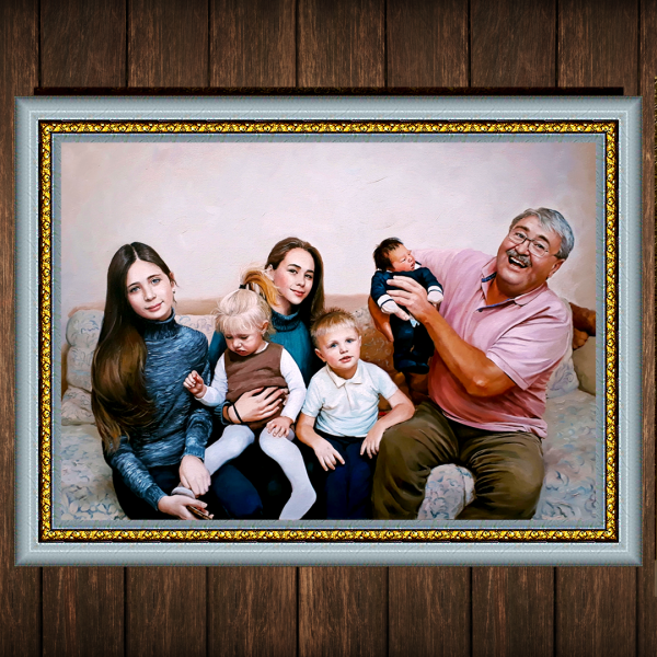 Холст в стиле полароид