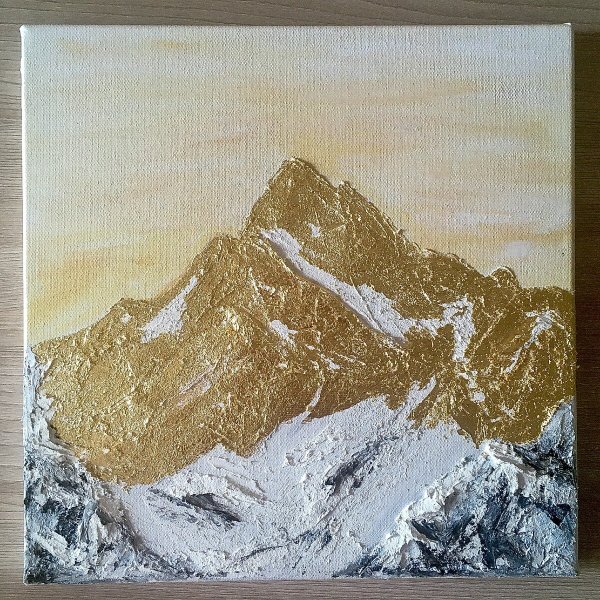 Картина горы с поталью