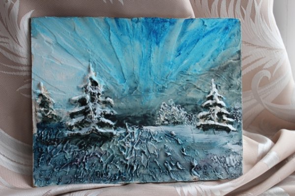 Картина горы с поталью