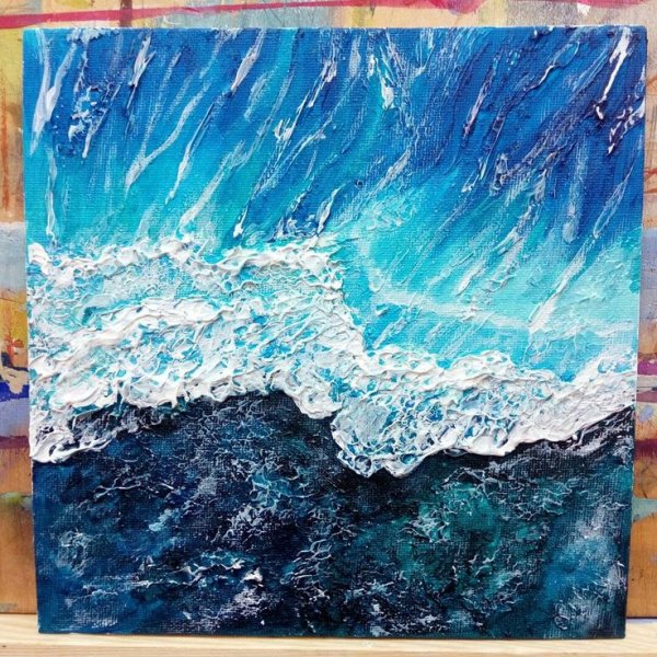 Поталь и текстурная паста