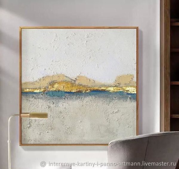 Интерьерная картина море с поталью