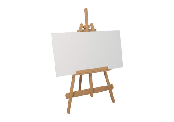 Мольберт с холстом