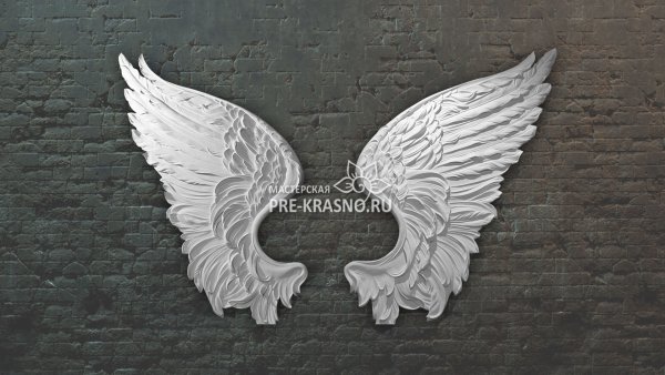 Крылья на стену декор