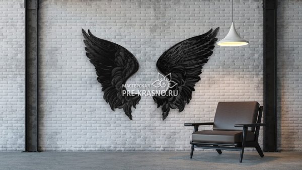 Барельеф Крылья