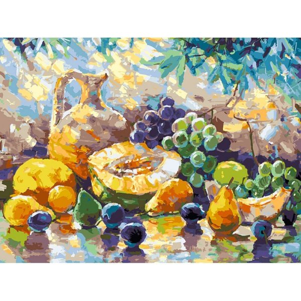 Рисование по номерам фрукты