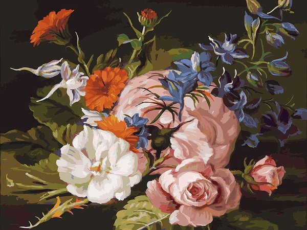 Живопись по номерам на холсте