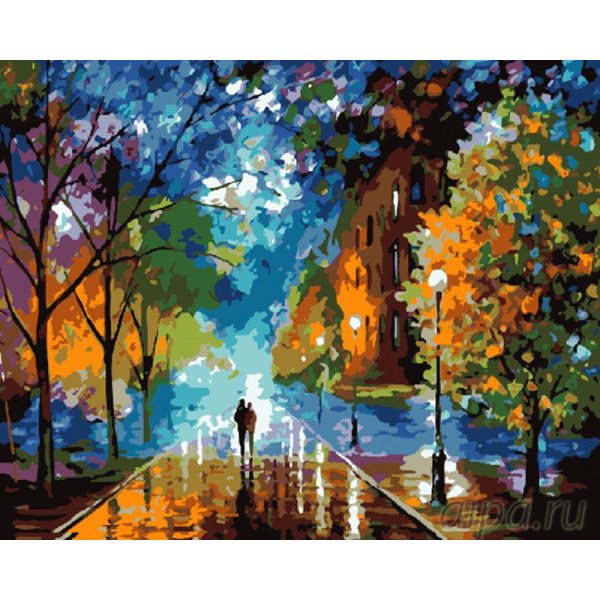 Картины по номерам Василечки васильки