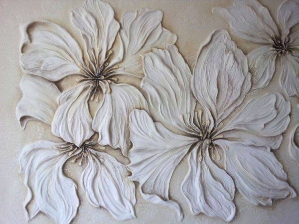 Барельеф клематис