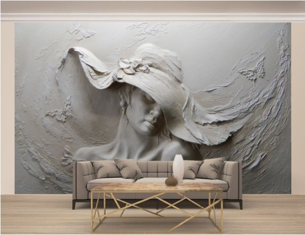 Женский барельеф