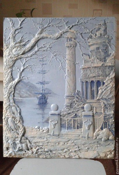 Панно из декоративной штукатурки