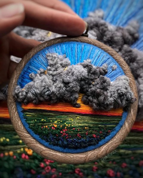 Вера Шимуня вышивка