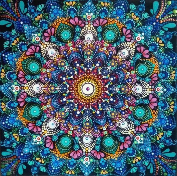 Жидкий акрил для точечной мандалы