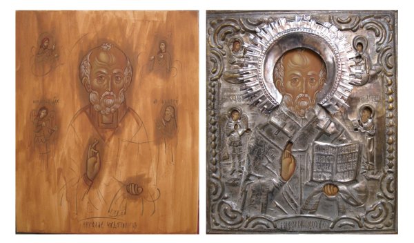 Иконы на доске старинные