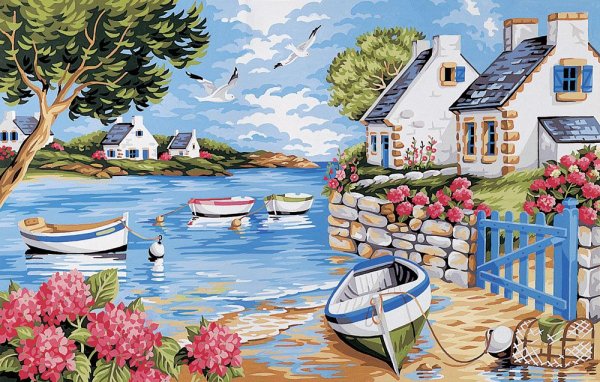 Картина по номерам осень