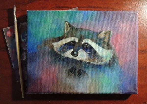 Рисунки красками